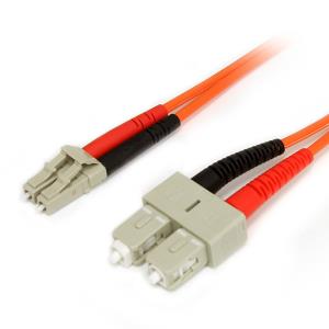 Fiber Optic Cable 62.5/125 Multimode Duplex Lc-male/ Sc-male 3m