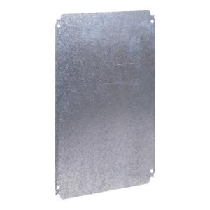 Plain mounting plate H800xW600mm Made Of Galvanised Sheet Steel