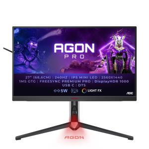 Gaming Monitor - AGON AG274QZM 27IN miniLED IPS QHD HDR1000 240Hz 1ms 2560x1440