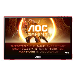 Gaming Portable Monitor - 16G3 - 16in - 1920x1080 (Full HD) - IPS 4ms 144 Hz