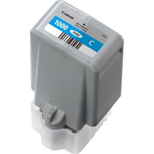Ink Cartridge - Pfi-1000 - Standard Capacity 80ml - 5.03k Pages - Cyan