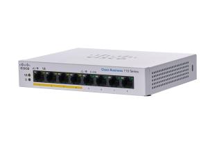 Cbs110 Unmanaged Switches 8-port Ge Partial Poe Desktop Ext Ps