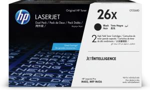 Toner Cartridge - No 26X - 9k Pages - Black - Dual Pack