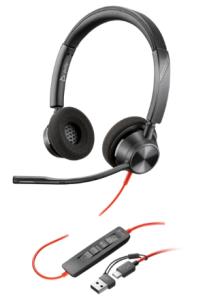 Poly BW 3320 Stereo USB-C HS +USB-C/A