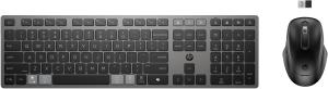 Multi-Device Rechargeable Wireless Keyboard and Mouse Combo 725 - Qwerty int'l