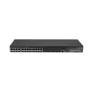 FlexNetwork 5140 24G 4SFP+ EI Switch, (24) RJ-45 autosensing 10/100/1000 ports, (4) SFP+ fixed 1000/10000 SFP+ ports