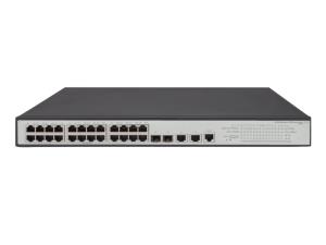 Switch 1950-24G-2SFP+-2XGT-PoE+(370W), 24 RJ-45 auto-negotiating 10/100/1000 PoE+ ports