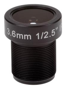 Lens M12 3.6mm F2.0 10pcs