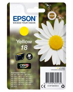 Ink Cartridge - 18 Daisy - 3.3ml - Yellow Sec