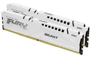 64GB Ddr5 5200mt/s Cl36 DIMM (kit Of 2) Fury Beast White Expo