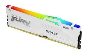 16GB Ddr5 5200mt/s Cl40 DIMM Fury Beast White RGB Xmp