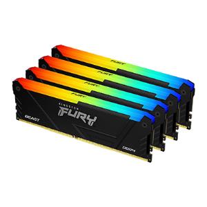 64GB Ddr4-2666mt/s Cl16 DIMM (kit Of 4) 1gx8 Fury Beast Rgb