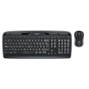 Wireless Combo Mk330 - Black/silver - Azerty Belgian