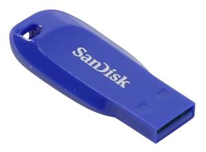 SanDisk Cruzer Blade - 32GB USB Stick - USB 2.0 - Blue