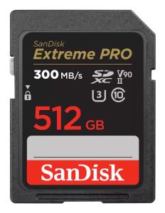 SanDisk Extreme PRO 512GB UHS-II V90 300MB/s