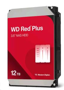 Hard Drive - WD Red Plus WD120EFBX - 12TB - SATA - 3.5in - 7200 RPM - 256MB Cache