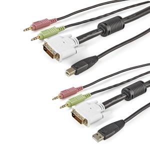 Cable For KVM 4 In 1 USB/ DVI/ Audio/ Microphone 2m