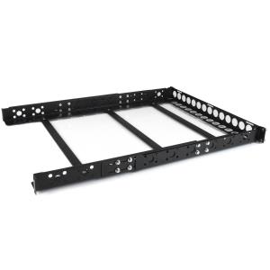 Universal Server Rack Rails 1u Fixed 19 Inch Adjustable Depth