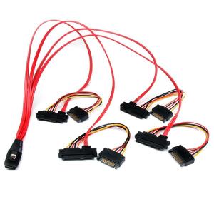 Internal Mini SAS Cable - F8087 To 4x Sff8482 - 50cm