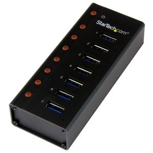 Hub - Desktop Or Wall-mountable Metal Enclosure 7 Port USB 3.0