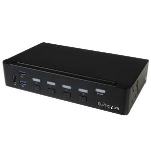 KVM Switch - DisplayPort 4-port Built-in USB 3.0 Hub-4k