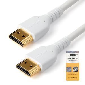 Premium High Speed Hdmi Cable With Ethernet Aramid Fiber 2m White