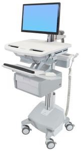 Styleview Cart With LCD Arm LiFe Powered 1 Tall Drawer (1 Large Tall Drawer X 1 Row) CHE