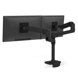 LX Dual Stacking Arm, Low-Profile Top Mount C-Clamp matte black