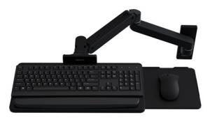 Lx Pro Arm Keyboard Tray Wall Mount - Matte Black