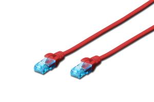 Patch cable - Cat 5e - U-UTP - Snagless - 2m - red