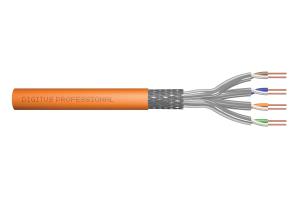 installation cable - Cat 7 - S/FTP - AWG 23/1 - simplex - 1000m - Orange