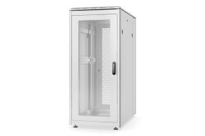 26U network cabinet - Unique 1342x600x1000mm perforated doors grey