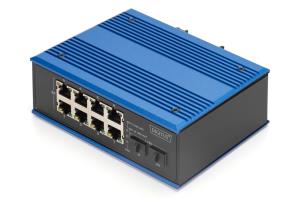 Industrial 8+2 -Port Gigabit Ethernet Switch 8 Port GE RJ 54 2 GE SFP Port