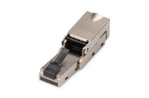 CAT6A field assembly shielded Bendable AWG 27/7 to 22/1 solid and stranded wire