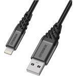 Premium Cable USB-a Lightning 2m Black