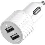 Car Charger 24w 2x USB-a 12w White