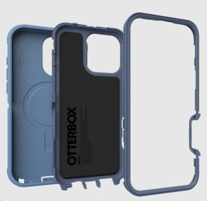 iPhone 16 Pro Max Case - Defender Series for MagSafe - Baby Blue Jeans (Blue)