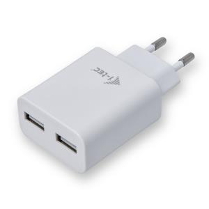 Power Charger 2-ports 2.5a White