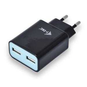 Power Charger 2-ports 2.5a Black Eu Only