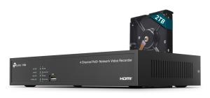 Network Video Recorder Vigi Nvr1004h-4p 4ch Poe+