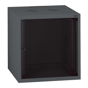 Wallmount Pivoting Cabinet Linkeo 19in 18u 600mm Width 610mm Depth