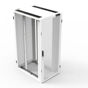 Server Cabinet W600 D1200 42u Airflow Combi Lock Fd S80 Percent Rd D80 Percent White