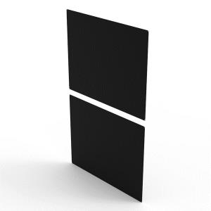 Side Panel - Slide In - 1000mm - 47u  - Black Without Mounting Set