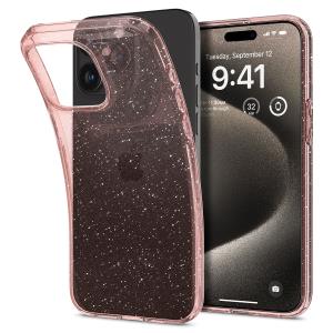 iPhone 15 Pro Max Case 6.7in Liquid Crystal Glitter Crystal Quartz