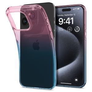 iPhone 15 Pro 6.1in Case Liquid Crystal Gradation Pink