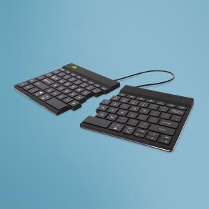 Split Break Ergonomic - Keyboard - Wireless - Black - Qwerty Us