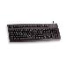 G83-6105 Standard Compact - Keyboard - Corded USB - Black - Qwertzu Swiss French