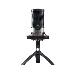 CHERRY UM 6.0 ADVANCED USB Microphone with Shock Mount For Streaming/office - Silver/Black
