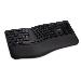 Pro Fit Ergo Wireless Keyboard - 2.4 GHz Bluetooth 4.0 - Azerty French - Black