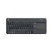 Wireless Touch Keyboard K400 Plus - Black - Azerty Belgium